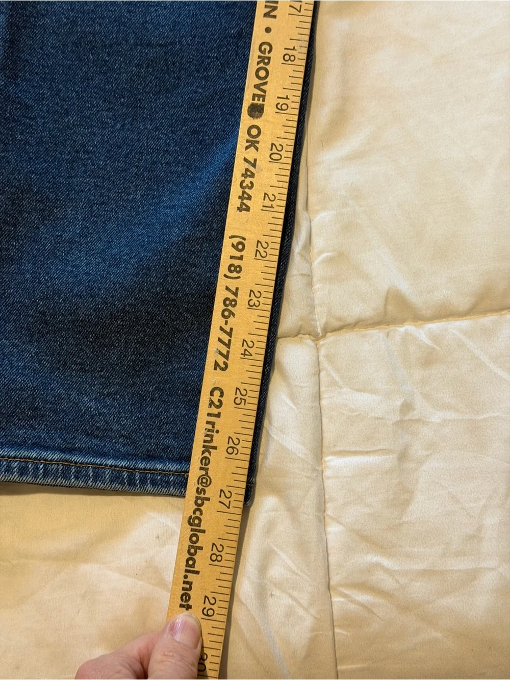 Good American Women's Dark Blue Straight Leg Jeans